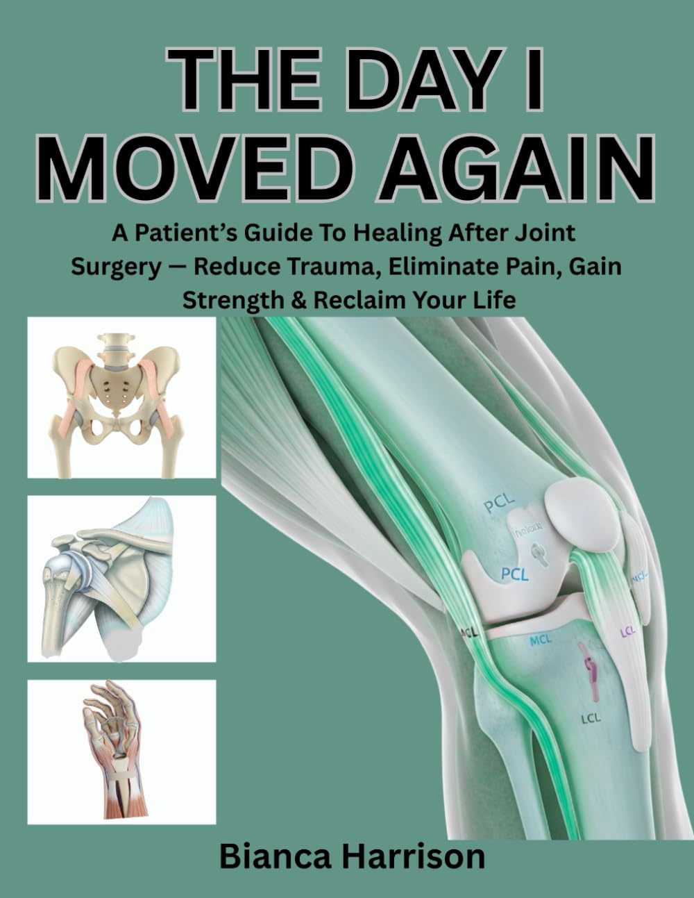 THE DAY I MOVED AGAIN: A PATIENT’S GUIDE TO HEALING AFTER JOINT SURGERY — REDUCE TRAUMA, ELIMINATE PAIN, GAIN STRENGTH & RECLAIM YOUR LIFE