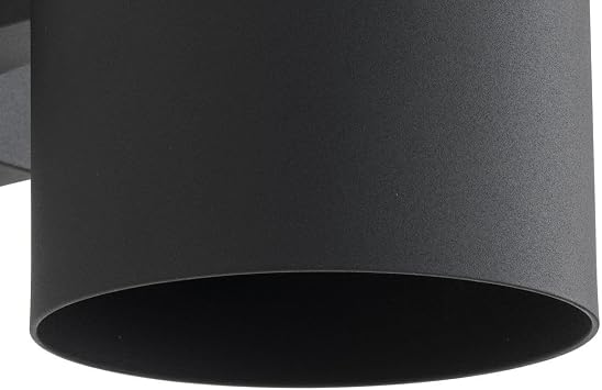 Progress Lighting Cylinder Outdoor Wall Light, Black