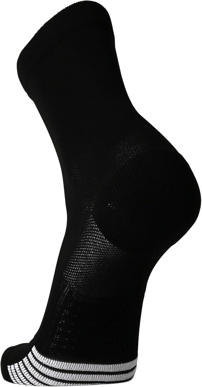 Brooks Ghost Lite Crew Socks I Performance Running, Comfort Fit with Arch Support for Men & Women (2-Pack Set)