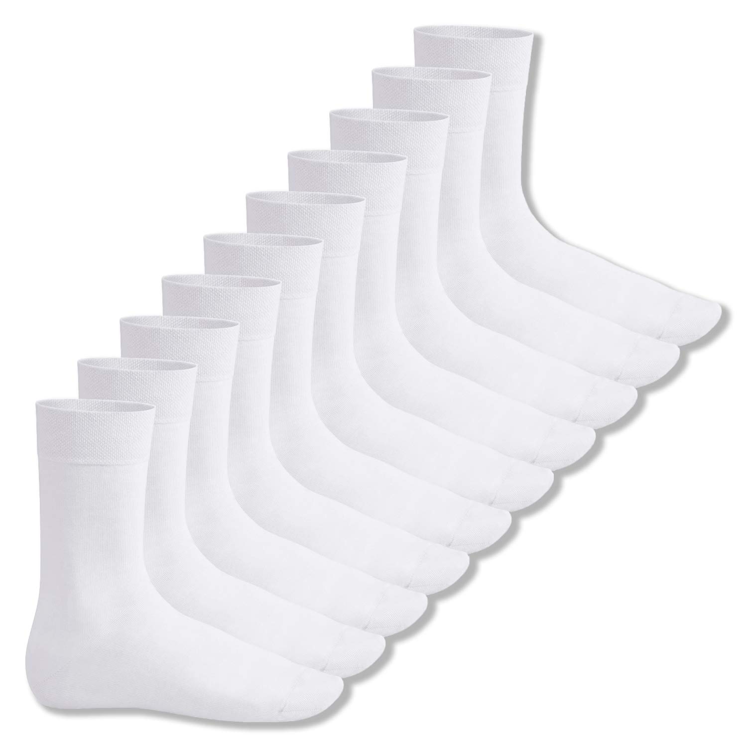 Footstar calcetines originales para el día a día Calcetines unisex, 10 pares, muchos colores modernos y tallas de la 35 a la 50. Calidad de celodoro.