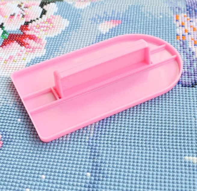 Decoración de pasteles Glaseado Más Suave Paddle Fondant Pulidor Finisher Sugarcraft Tazas (Rosa)