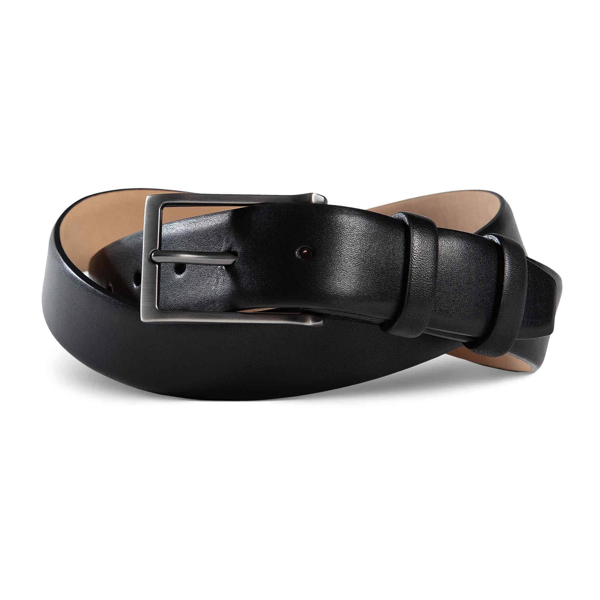 PEGAI Men's Premium Leather Dress Belt | Full Grain Semi-aniline Cowhide Leather Belt For Men, Handmade, 1.33