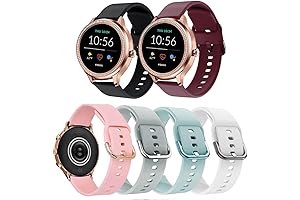 Functional and Durable: 18mm Quick Release Silicone Watch Bands Compatible with Fossil...