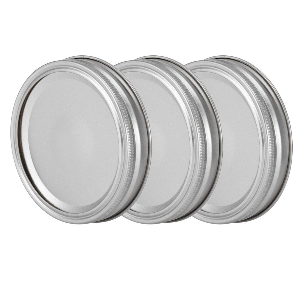 Coperchi per Barattoli Barattolo di Muratore per Tapa in Acciaio Inossidabile Barattolo di Vetro di Tipo Diviso Coperchi per Conserve Coperchio Rotondo per Contenitori per
