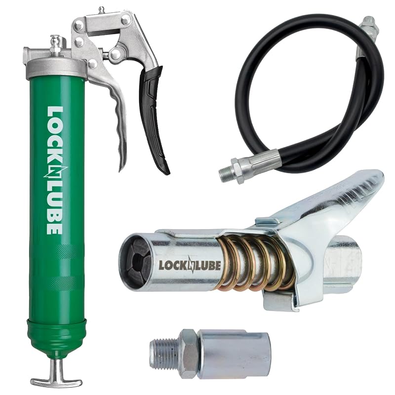 Engraxadeira Manual com Empunhadura tipo Pistola LockNLube LNL153 Verde, 5.000 psi