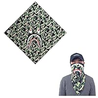 Algopix Similar Product 10 - Xshelley Camouflage Green Shark