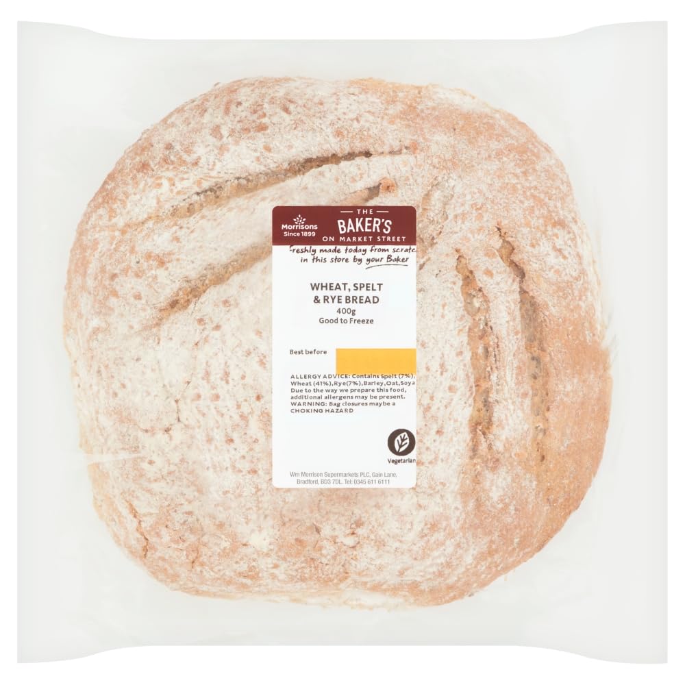 Morrisons Market Street Wheat Spelt & Rye Bread 400g