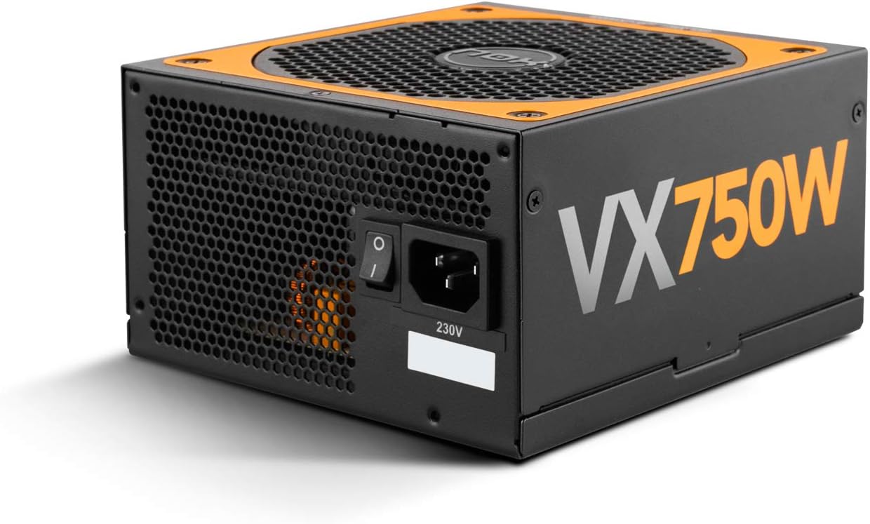 Alimentatore PC Sharkoon WPM Gold Zero 750W - 80 Plus Gold, Semi Modulare, Zero RPM, Compatibile Ryzen