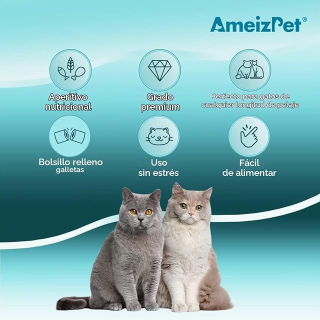 Foto 5 de 6 de AmeizPet Galletas Urinarias para Gatos - Snacks Crujientes 65 g (2,3 oz)