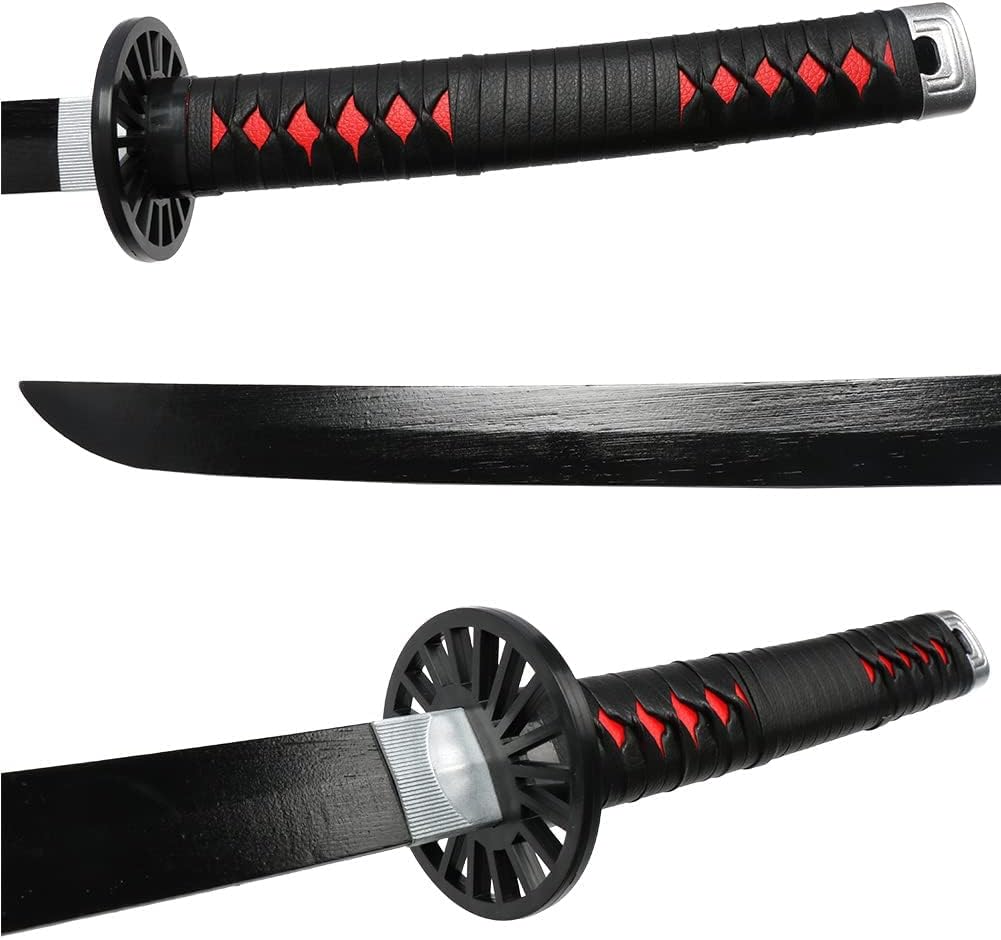 Demon Slayer Sword for Cosplay with Belt Holder Stand, 41 inches