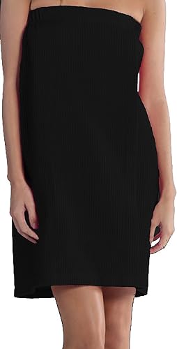 Women's Shower Wrap Bath Robe, Lightweight Waffle Body Spa Wrap For Ladies