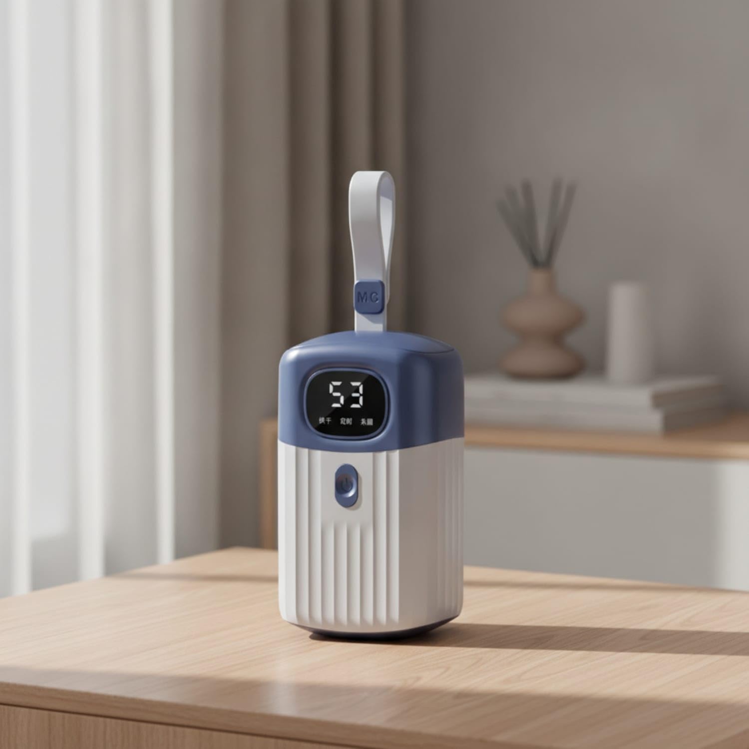 Space-Saving Portable Clothes Dryer Electric Hanging Clothes Dryer Digital Display Appliance Easy to Store for Travelers, Renters, Travel, Rv, Apartments, Dorm Rooms, EU Standard-image-47
