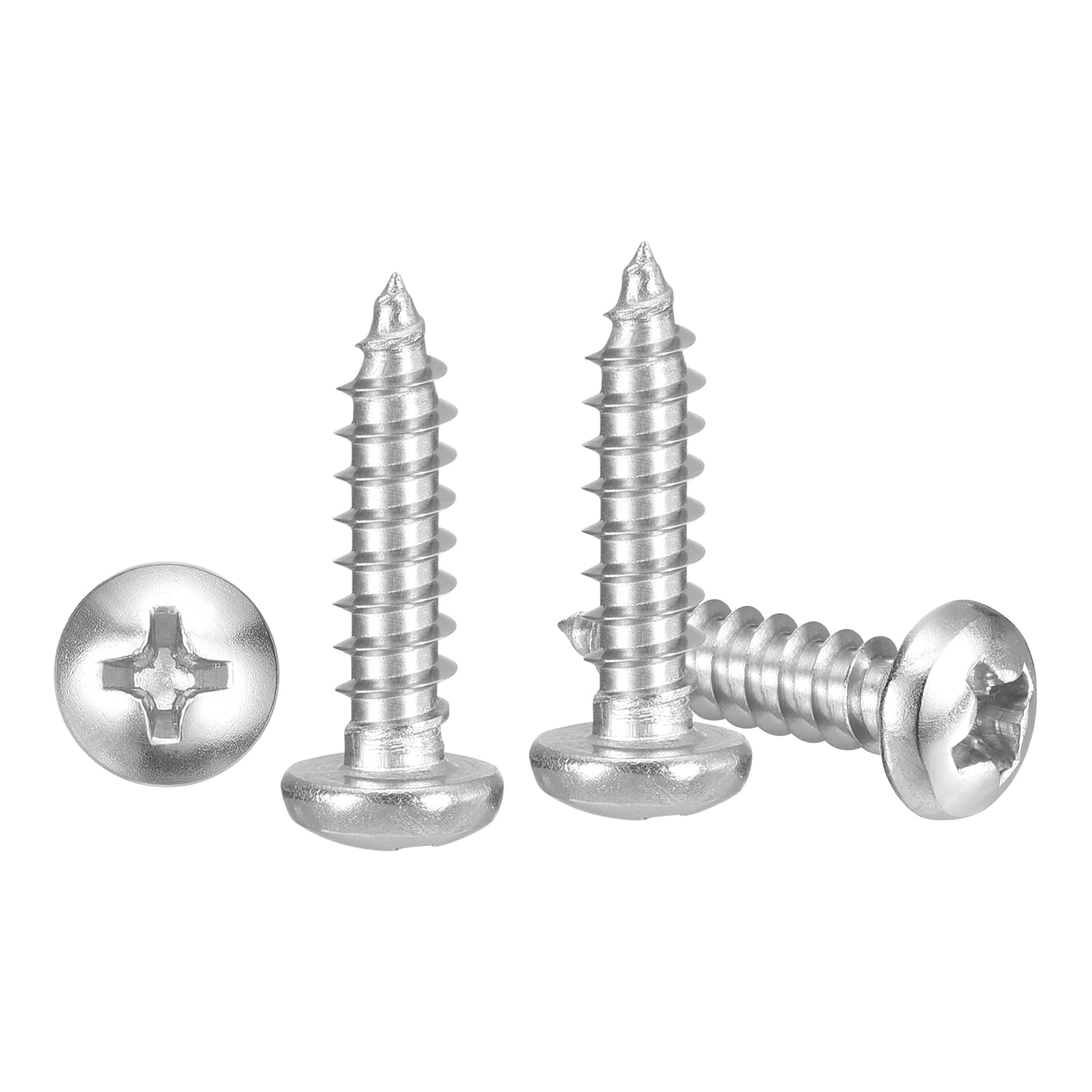 METALLIXITY Phillips Pan Head Self Tapping Screws(M5x12) 50Pcs