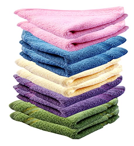 Very Soft Cotton Handkerchiefs (10 x 10 inch, Multicolour)