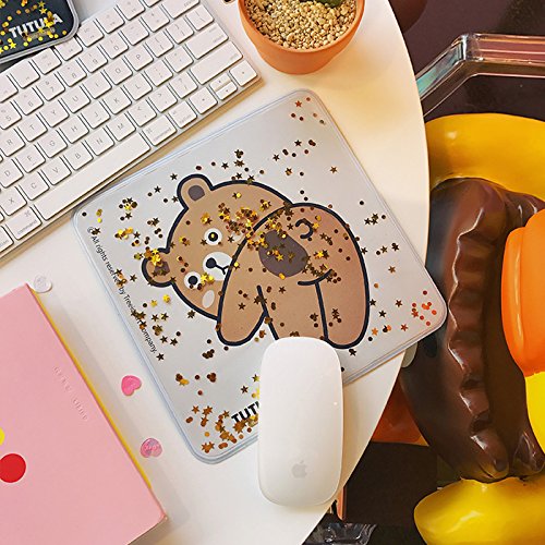 Tapis de souris petit format flash sable poudre poupée cartoon élégant