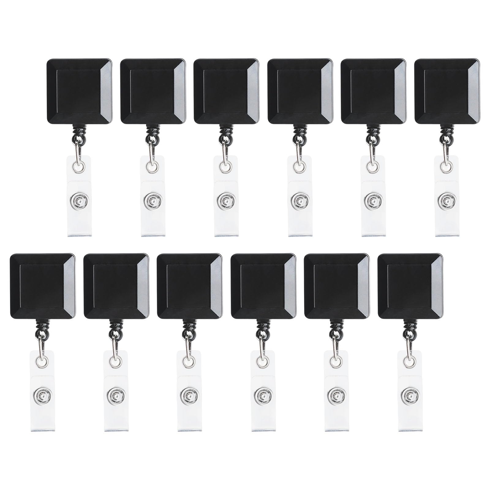our fave Portable Retractable Card Reel with Sturdy Materials for Daily Offices Wear Fast Release Symbol Owner