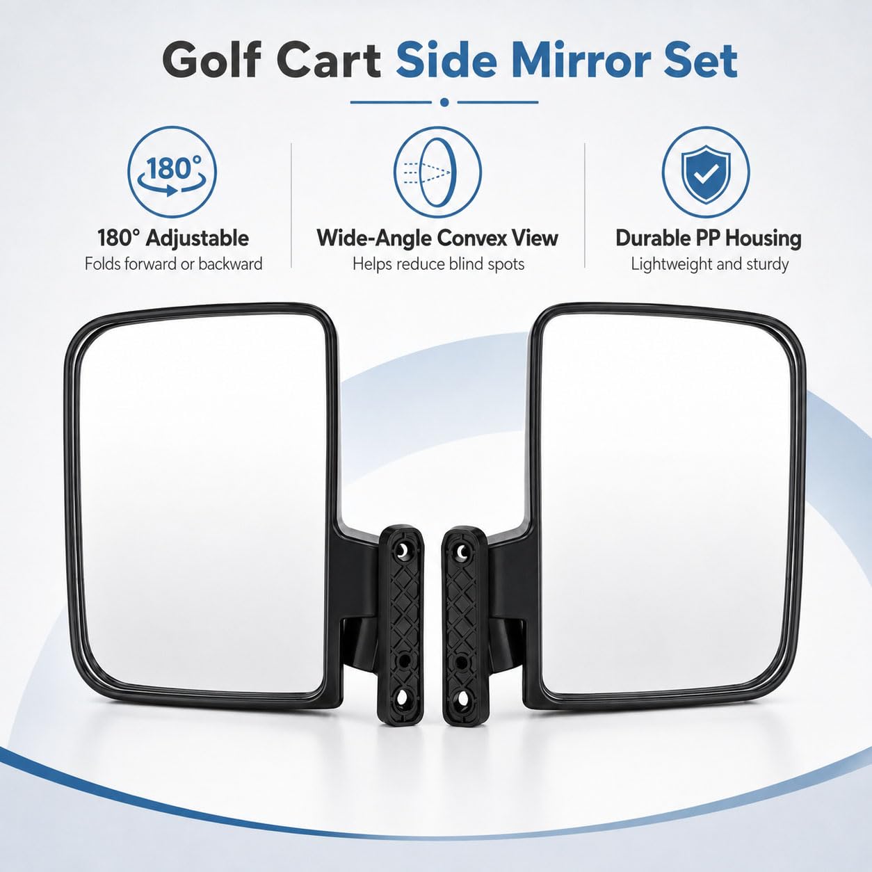 Rétroviseur Voiturette de Golf pour Garia Roadster 2+2 2014-2026+
