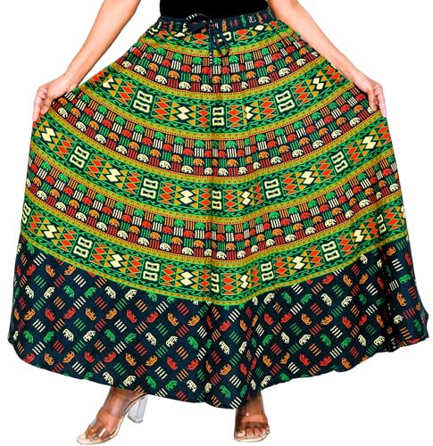 Image of Premium Cotton Skirt for Women with Pocket, Free Size
