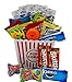 Ultimate Movie Night Gift Bundle Care Package, Easter Basket, Christmas Present, Valentines Day with Popcorn, Candy, Cookies Plus Snack Better Stress Ball for Entire Family!