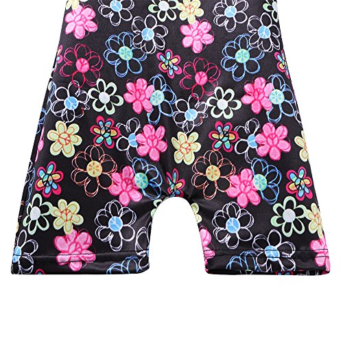 HOZIY Girls Gymnastics Leotards for Kids Tumbling Outfits Biketard Sparkle Adorable Pattern