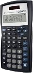 Texas Instruments TI-30X IIS 2-Line Scientific Calculator, Black with Blue Accents