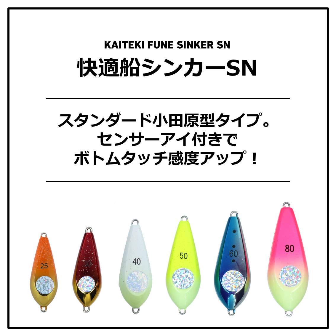 Daiwa Comfortable Ship Sinker SN No. 40 Keimura Sardine