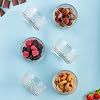 Porsima TE-10 Glass Bowl Pudding Dessert And Ice Cream Bowl 6-Piece Bowl Set Ice Cream Cookie Bowl
