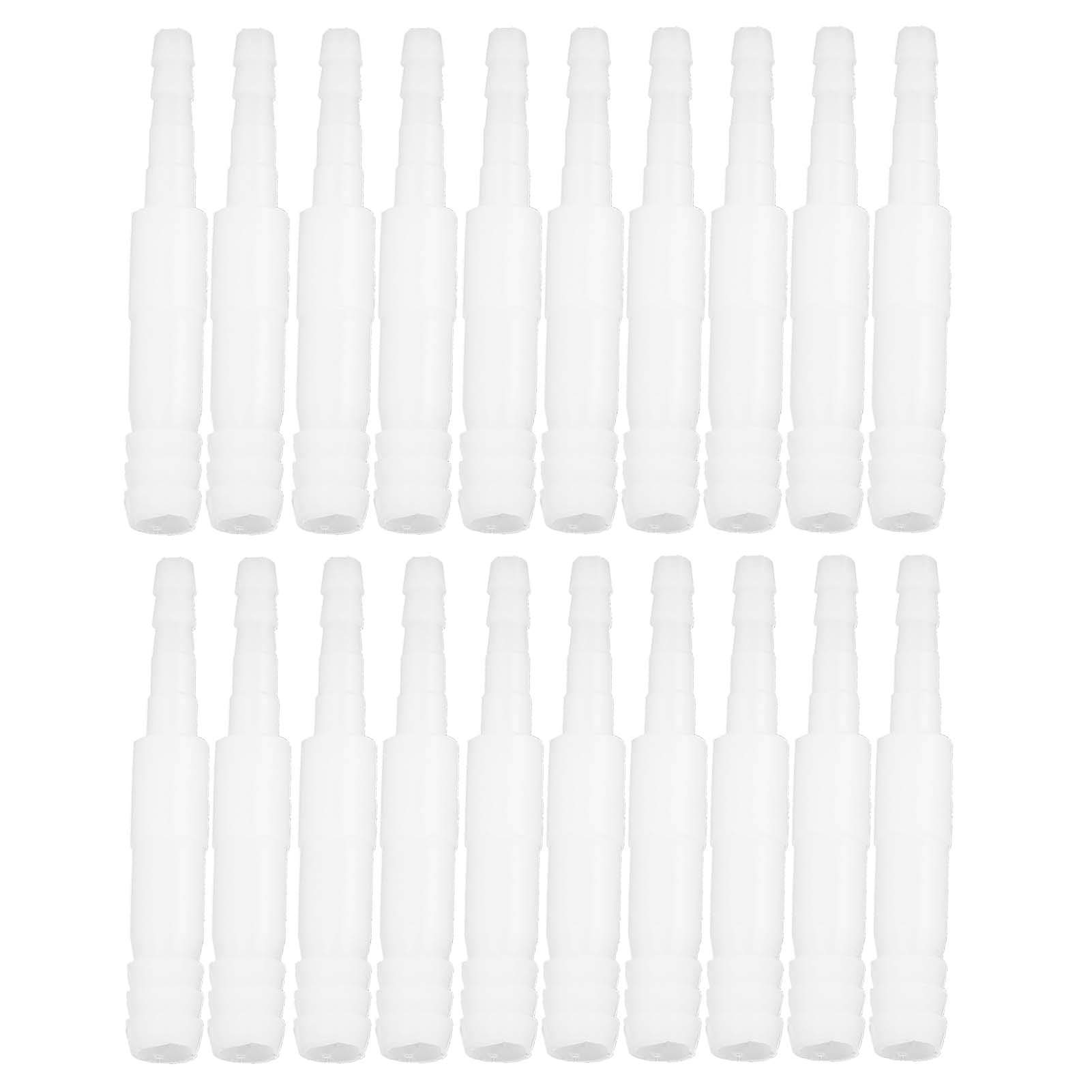 Pssopp Transparent 20Pcs Aquarium Hose Adapter Pvc Aquarium Air Pump Tube Connectors 4Mm To 8Mm