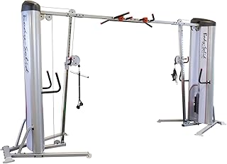Body-Solid (S2CCO-2) Pro Clubline Cable Crossover Column Machine with 210 lbs. Dual Weight Stack for Fitness Workouts, Adjustable Pulley Cable Workout Machines For Strength Training