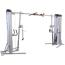 Body-Solid S2CCO-2 Pro Clubline Cable Crossover Column Machine with 210 lbs. Dual Weight Stack for Fitness Workouts, Adjustable Pulley Cable Workout Machines For Strength Training