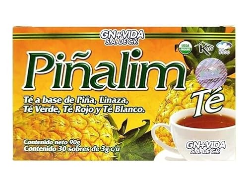 Te para bajar de peso y mejorar tu metabolismo - té de pinaslimpiña - ORIGINAL DE MÉXICO - 30 bolsitas