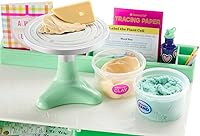 Vista 3 de American Girl Truly Me - Muñeca de 18 pulgadas Love to Explore Art & Science Playset con rueda de cerámica y microscopio, para mayores de 6 años