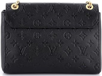 Pre-Loved Vavin Handbag Monogram Empreinte Leather PM, Black