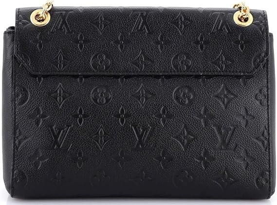 Pre-Loved Vavin Handbag Monogram Empreinte Leather PM, Black