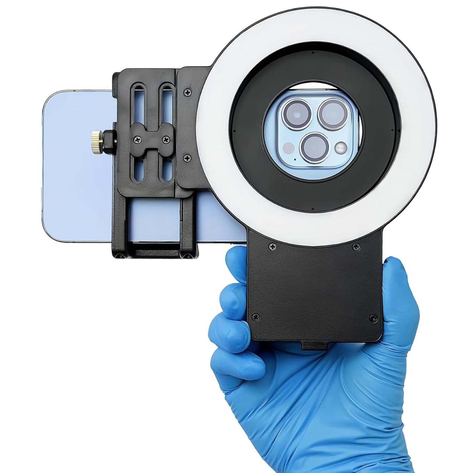 Luz LED De Relleno Bucal Para Odontología, Luz De Relleno Para Cámara De Teléfono Móvil Con Filtro De 49 Mm Y Lente Macro De 100 Mm, Temperatura De Color De 2500 K a 6000 K, Para Salón En Casa.