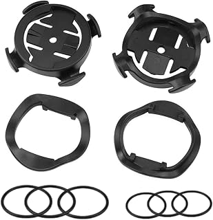 Alicer 2pcs Bicycle Computer Mount Handlebar Mount Compatible with Edge 200/500/510/520/800/810/1000, iGPSPORT iGS50 iGS618 and Blackbird BB10/BB10S, Walker G/G+ Bicycle Computer (Black)