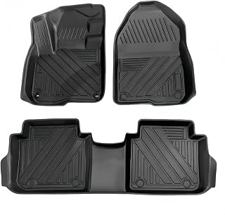 Floor Mats for CRV Fuel/Hybrid 2023-2024 (LHD), Waterproof Anti-Slip Heavy Duty TPE Automotive Floor Liners Car Accessories