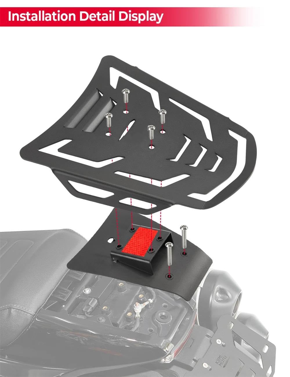 Portaequipajes Cajas Moto para Sportster S 1250 RH1250 2021-2024 Soporte De Estante Carga Motocicleta para Equipaje Trasero