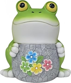 Frog Hide a Key Outside Waterproof Key Hiders Safe Storage Lock Box For Outdoor Yard Garden Statues Ornament Indoor Decoration Large Size Design House Spare Holder Green