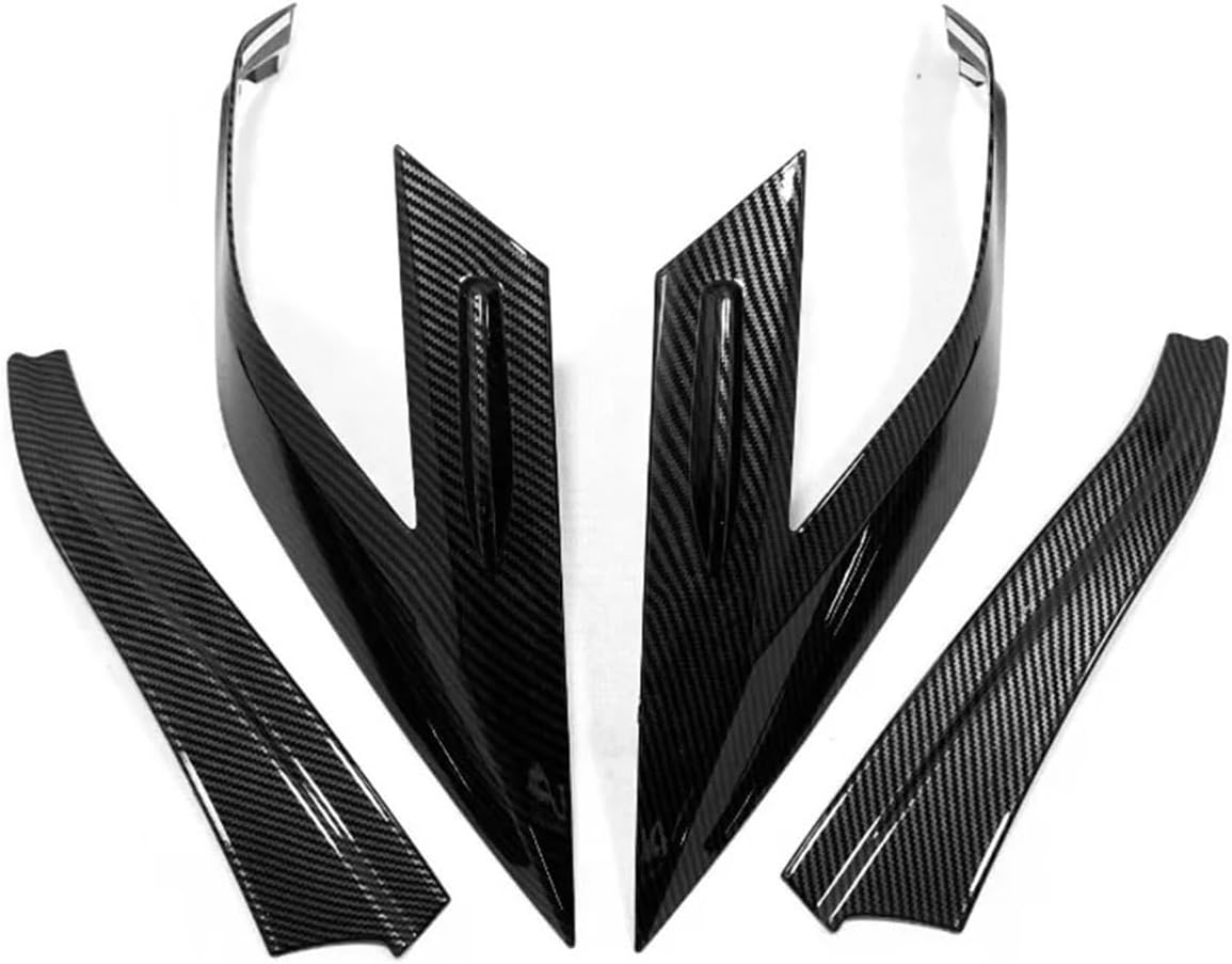 Compatible For Toyota RAV4 RAV 4 2020-2022 Accessories Carbon Fiber Rear Tail Lights Lamps Decoration Cover Trim Car Styling Sticker(C)