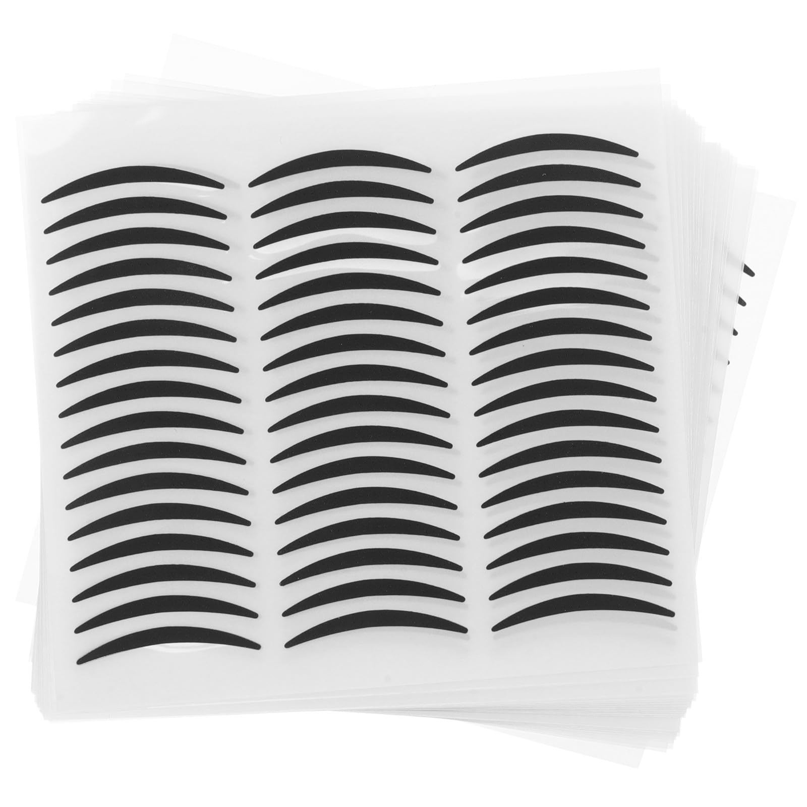 20 Sheets Black Double Eyelid Stickers with Fine Paper Adhesive Comfortable Self-adhesive Eyeliner Tape for Women and Eye Lifter for Daily Wear Parties and Dates