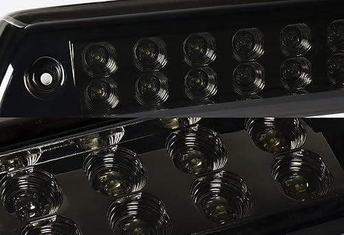 Miniatura 3 de 18-LED lente humo tronco tercera luz de freno luz trasera compatible con Ford F-150 2009 - 2014, reemplaza OEM # AL3Z13A613E , FO2890104, 2010 2011