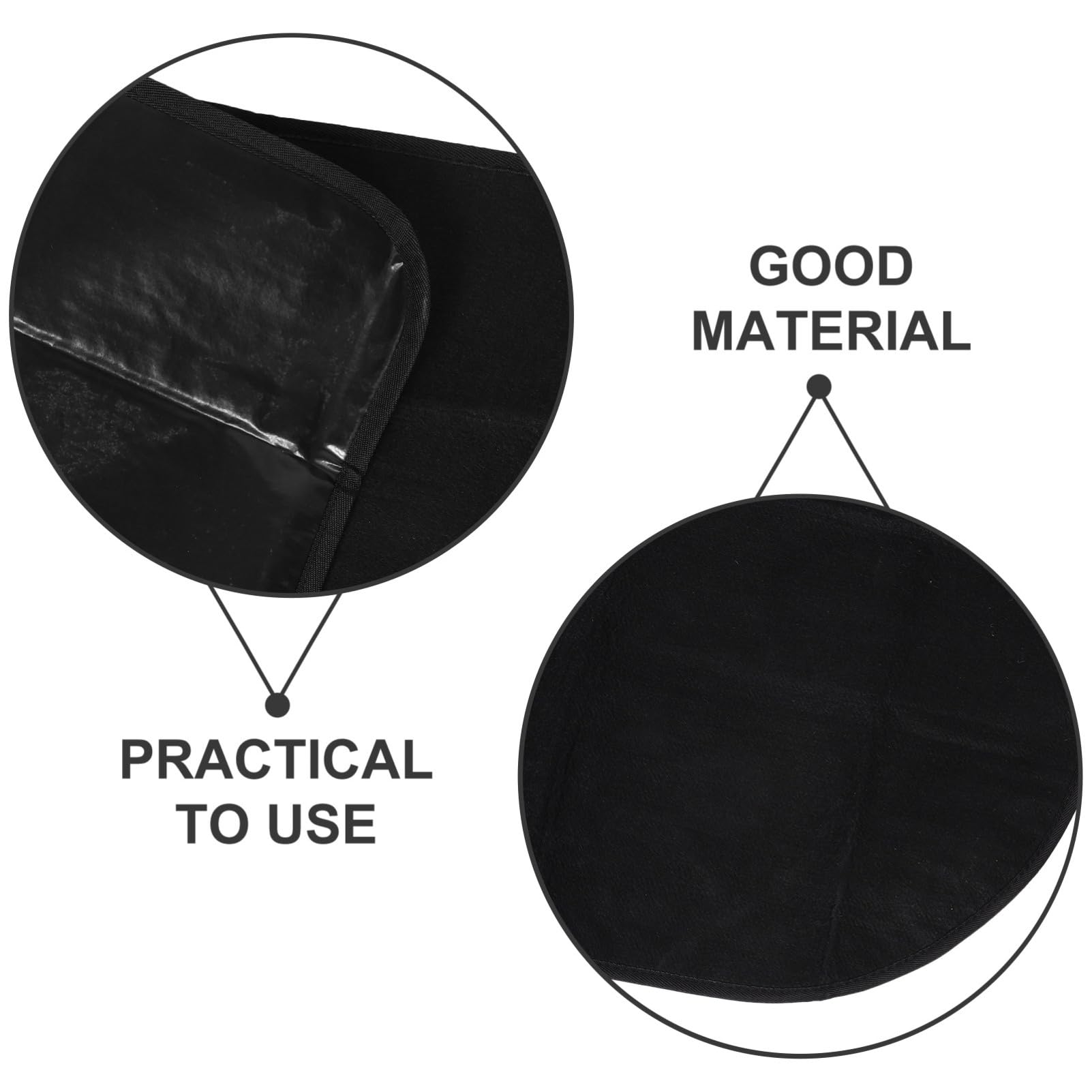 Tappeto Ignifugo per Caminetti e Barbecue Mat Protettivo Design Semicircolare Adatto per Interni Ed Esterni e Pratico per