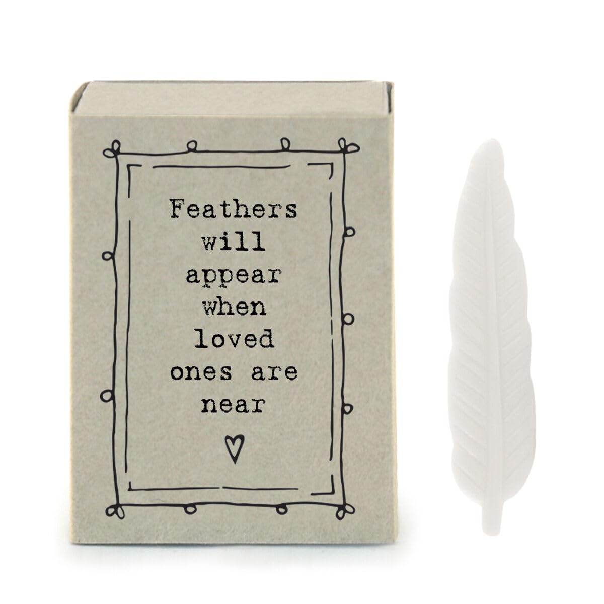 East of India Feather will appear when a loved ones are near