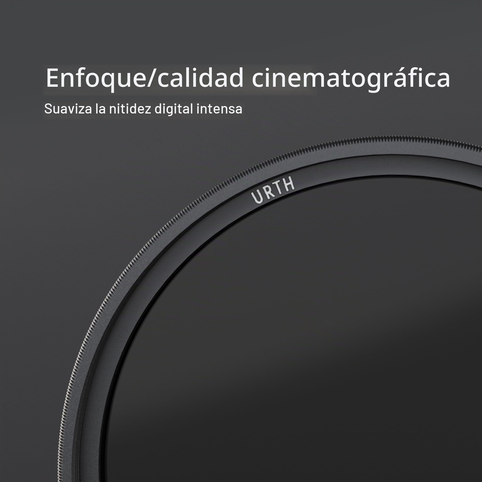 Urth 43 mm Filtro de Difusión ¼ Etéreo Black Mist (Plus) – Efecto Cinematográfico para Objetivo, Nano-Recubrimiento de 20 Capas, Difusión de Luz para Cámara