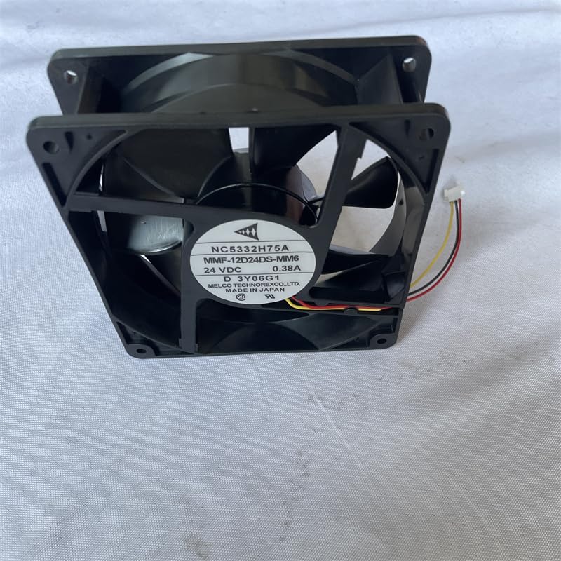 NC5332H75A MMF-12D24DS-MM6 1238 Cooling Fan 24VDC 0.36A for Servo Amplifier