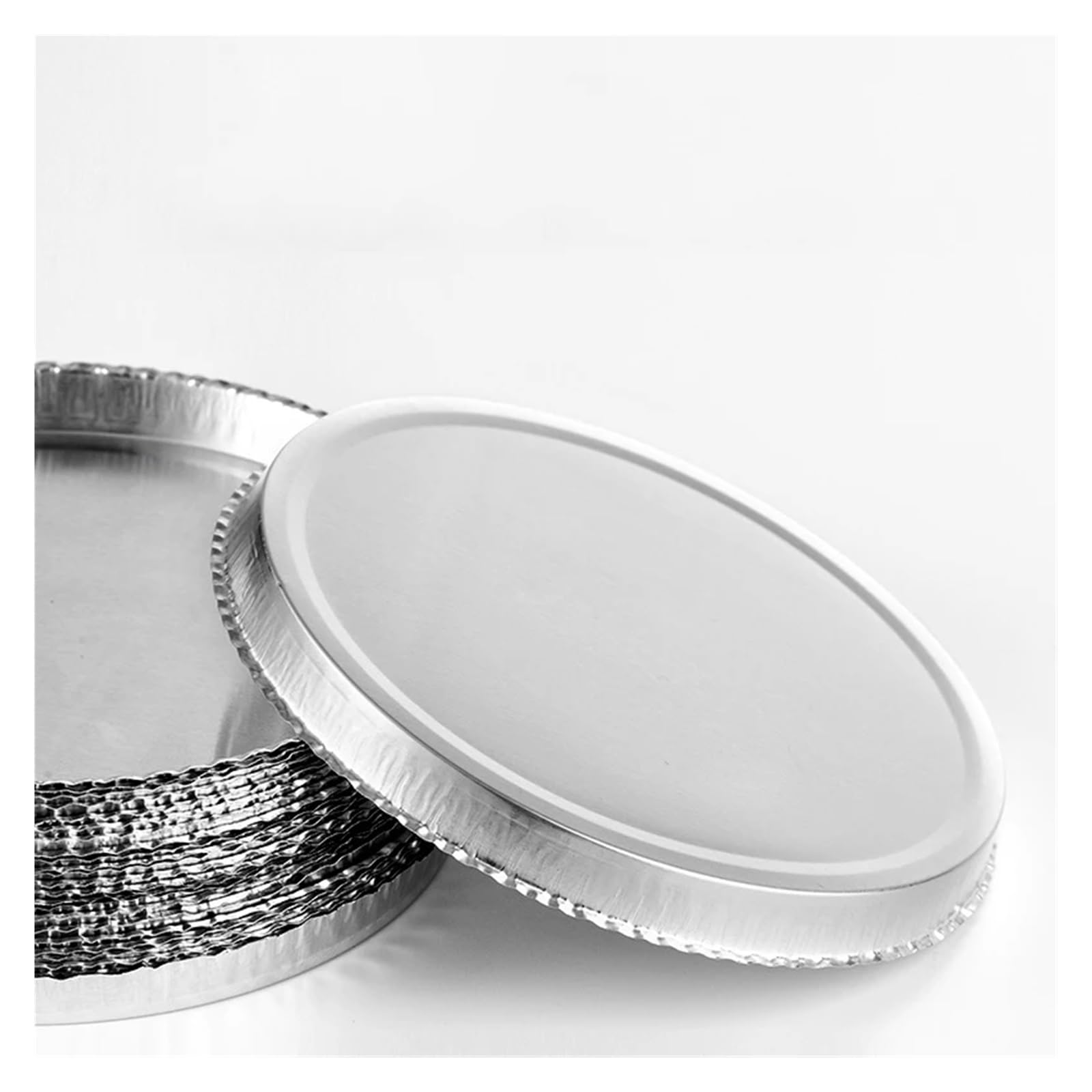 Bandeja de pesaje de aluminio desechable 90mm 50 piezas para analizador de humedad laboratorio