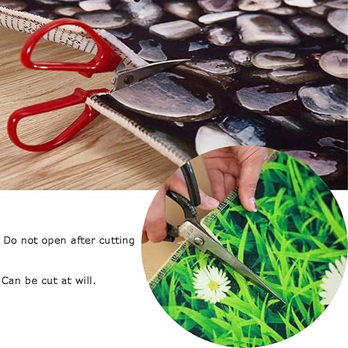 Miniatura 5 de Alfombra antideslizante para pasillos, alfombra larga lavable para sala de estar, para pasillos, tapete largo, antideslizante, tapete para