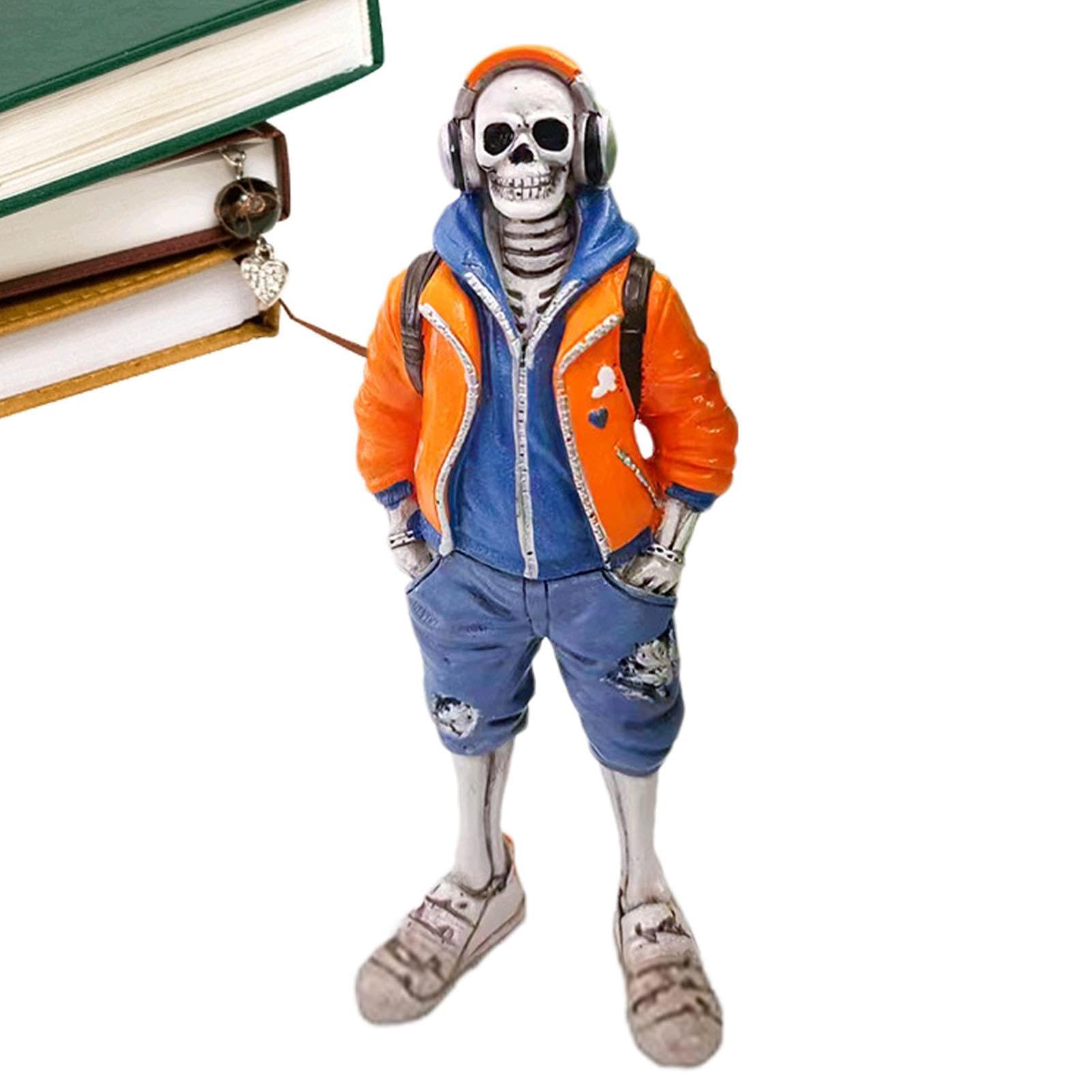 Figurines de crâne Halloween pour rompre la monotonie d'un bureau