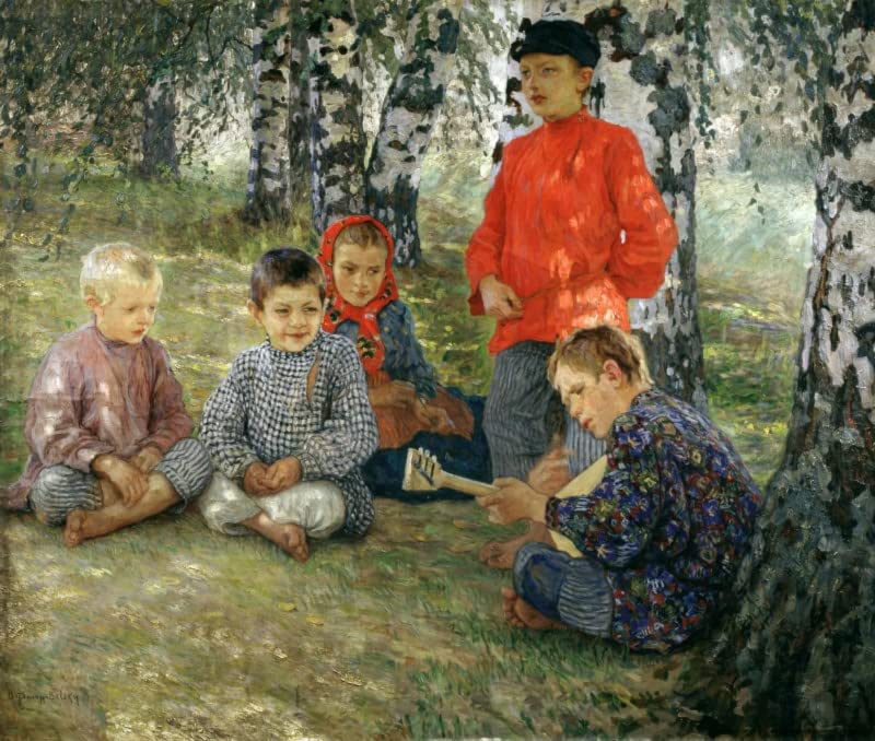 Nikolay Petrovitch Bogdanov Belsky toile habillage grand mur